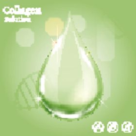 绿色质感水珠背景