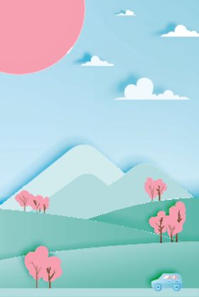 扁平风景