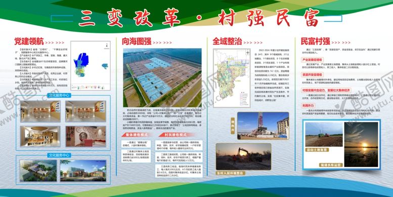 编号：90455805250153085867【酷图网】源文件下载-社区展板乡村展板农村展板