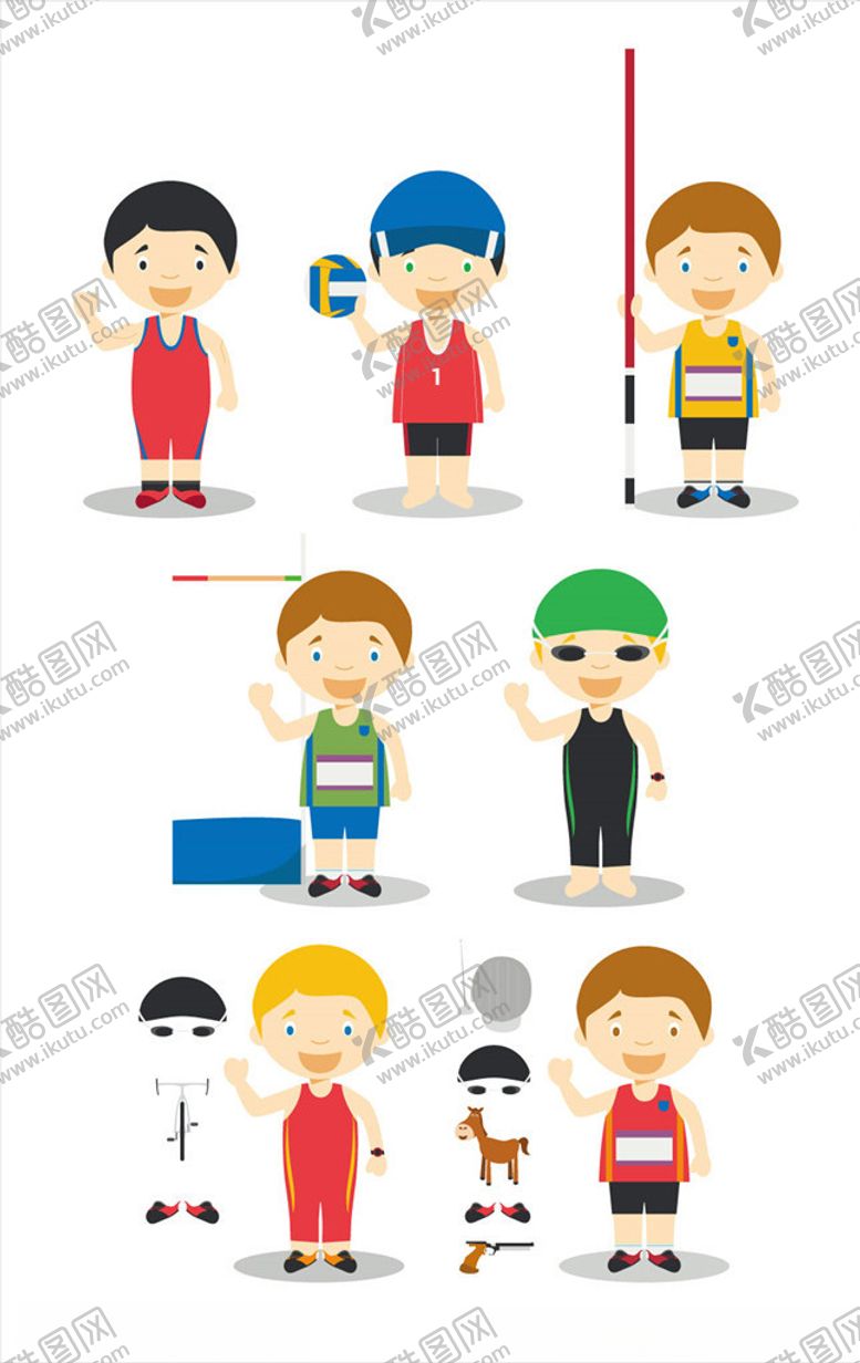编号：18242807040700081918【酷图网】源文件下载-手绘卡通人物