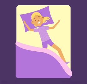 睡姿生理现象休息夜晚