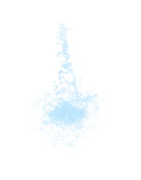浪花素材水水滴透明水珠图标