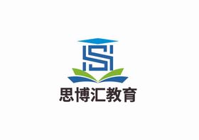 教育标识设计书本字母简约