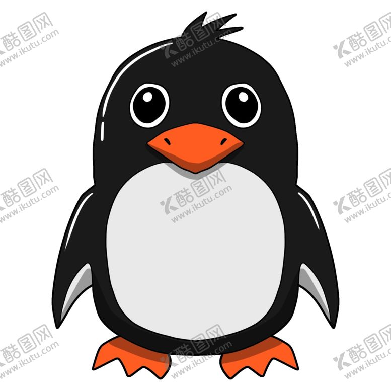 编号：23237405020855107130【酷图网】源文件下载-企鹅插画