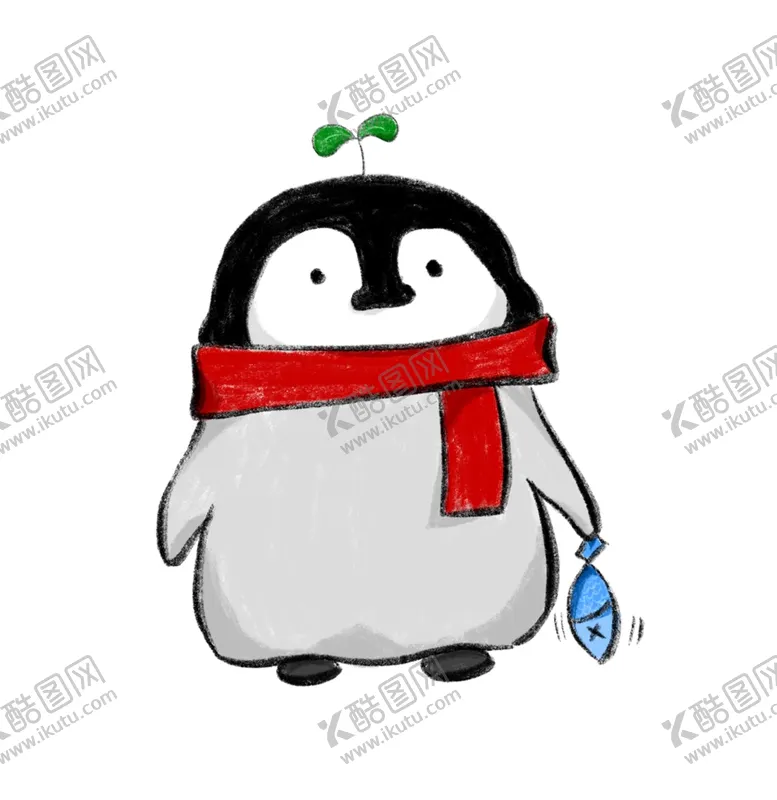 编号：62383403311123372875【酷图网】源文件下载-卡通呆萌企鹅