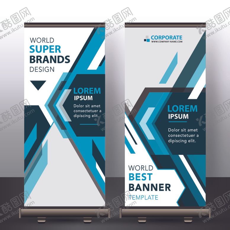 编号：44466509281339075587【酷图网】源文件下载-科技感易拉宝海报设计