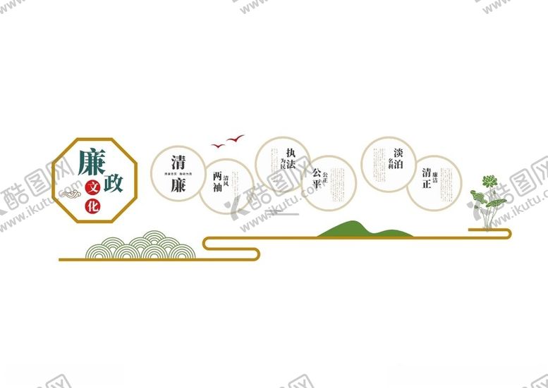 编号：16239602180146504991【酷图网】源文件下载-廉洁文化墙