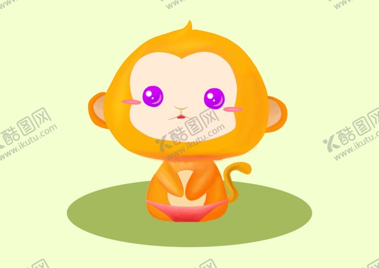 编号：24441609250450079073【酷图网】源文件下载-手绘小猴子
