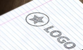 LOGO展示效果图样机素材贴logo