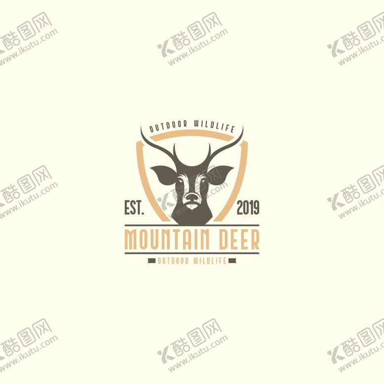 编号：67926707072044094829【酷图网】源文件下载-鹿头标志