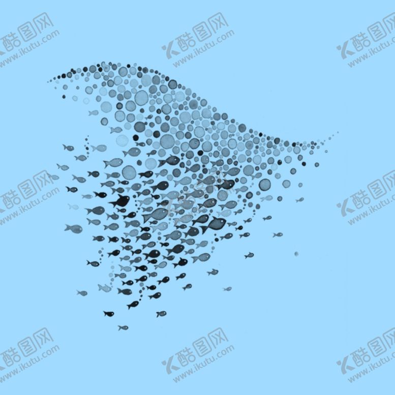 编号：93251507121635445780【酷图网】源文件下载-设计抽象鱼一
