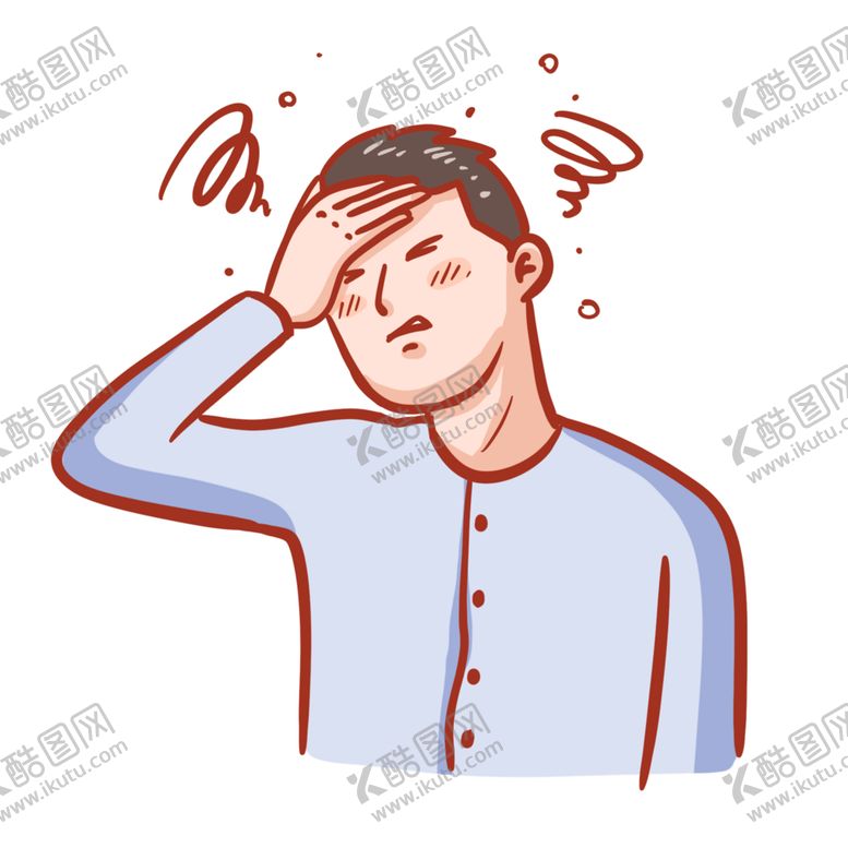 编号：46420410171741179634【酷图网】源文件下载-烦恼的人