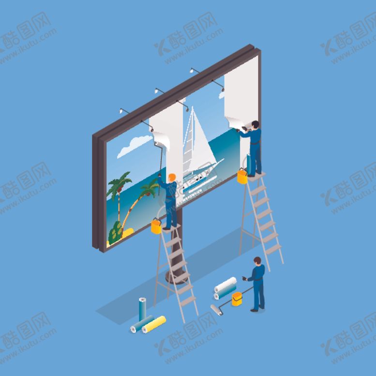 编号：44130509280342408843【酷图网】源文件下载-等距视角插画