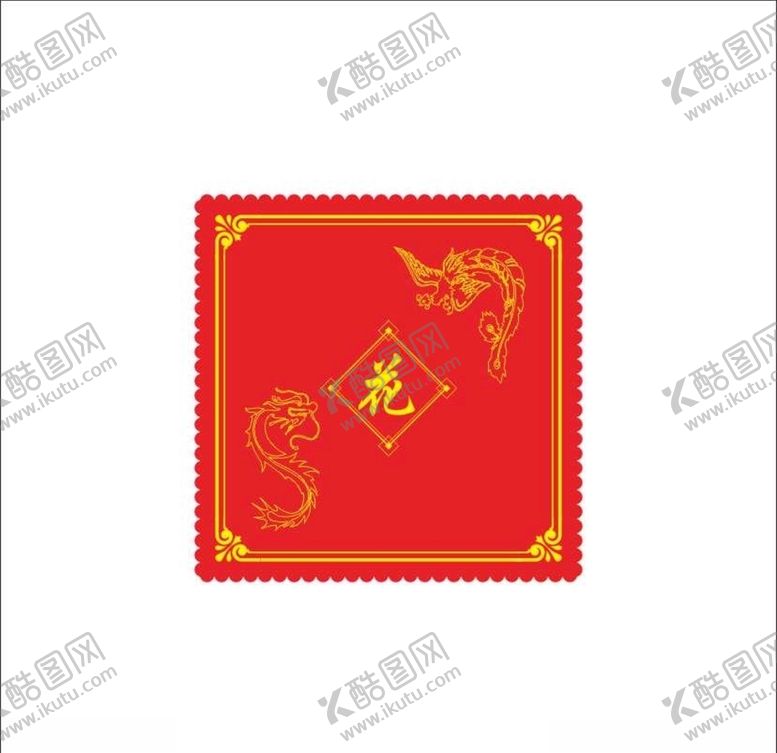 编号：34342207070429163215【酷图网】源文件下载-手帕图样设计手帕系列之花手帕