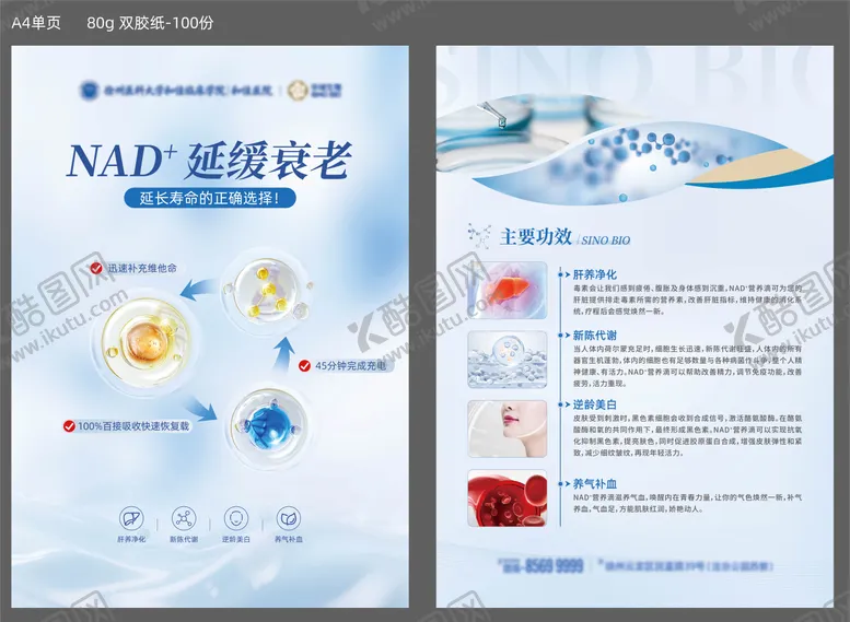 编号：79738312221926147608【酷图网】源文件下载-医疗生物单页