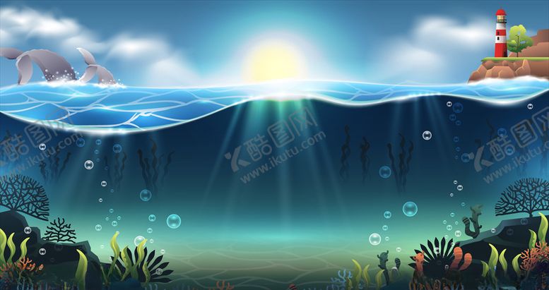 编号：62500010072350532658【酷图网】源文件下载-海洋背景