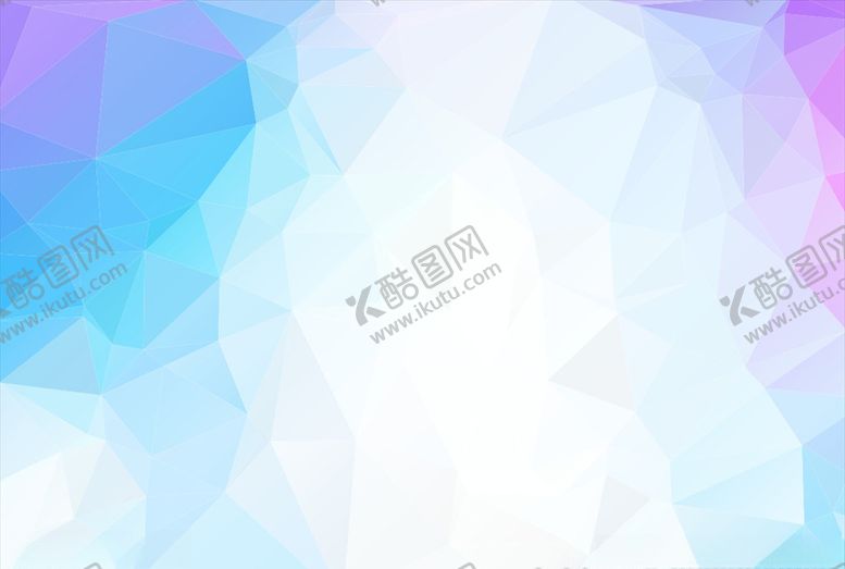 编号：34496506241830275169【酷图网】源文件下载-红蓝立体几何背景
