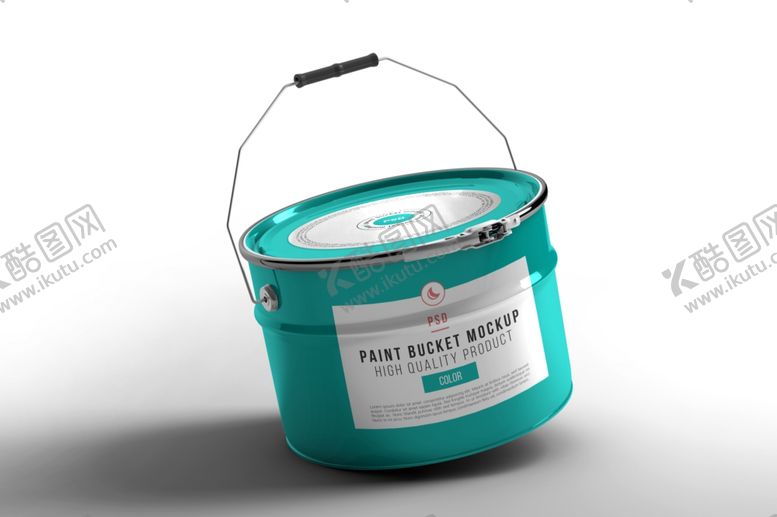 编号：93867509102035344258【酷图网】源文件下载-油漆桶包装样机