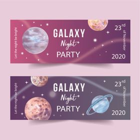 科学太空主题活动视觉设计