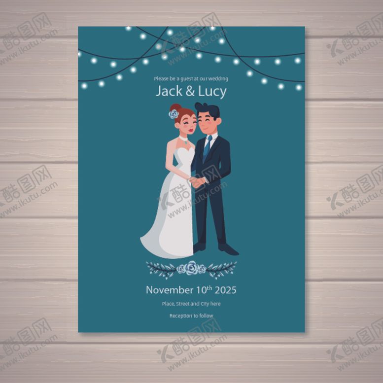 编号：12491810161322391034【酷图网】源文件下载-婚礼结婚请柬邀请函