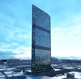 C4D模型大夏大楼建筑摩天大夏