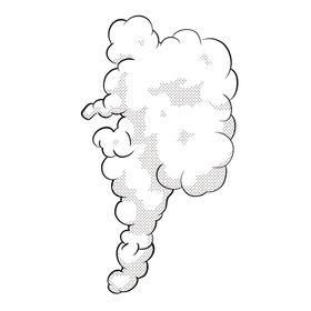 爆炸烟雾