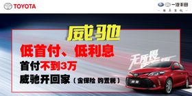 威驰车顶牌