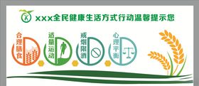 健康四大基石文化墙