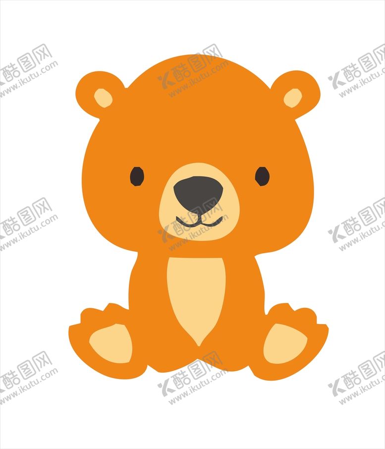 编号：87689201252008462296【酷图网】源文件下载-矢量小熊