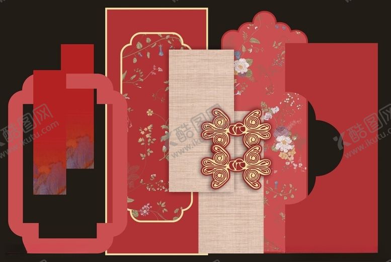 编号：62915502220650222312【酷图网】源文件下载-新中式花鸟生日