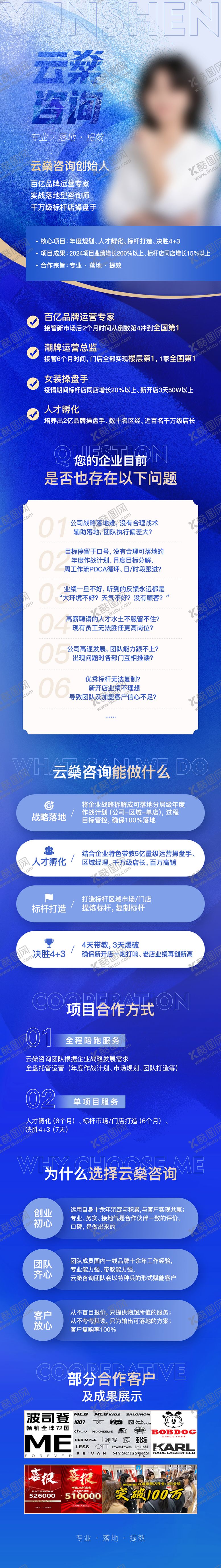 编号：77934803241333334364【酷图网】源文件下载-蓝色企业介绍长图专题设计