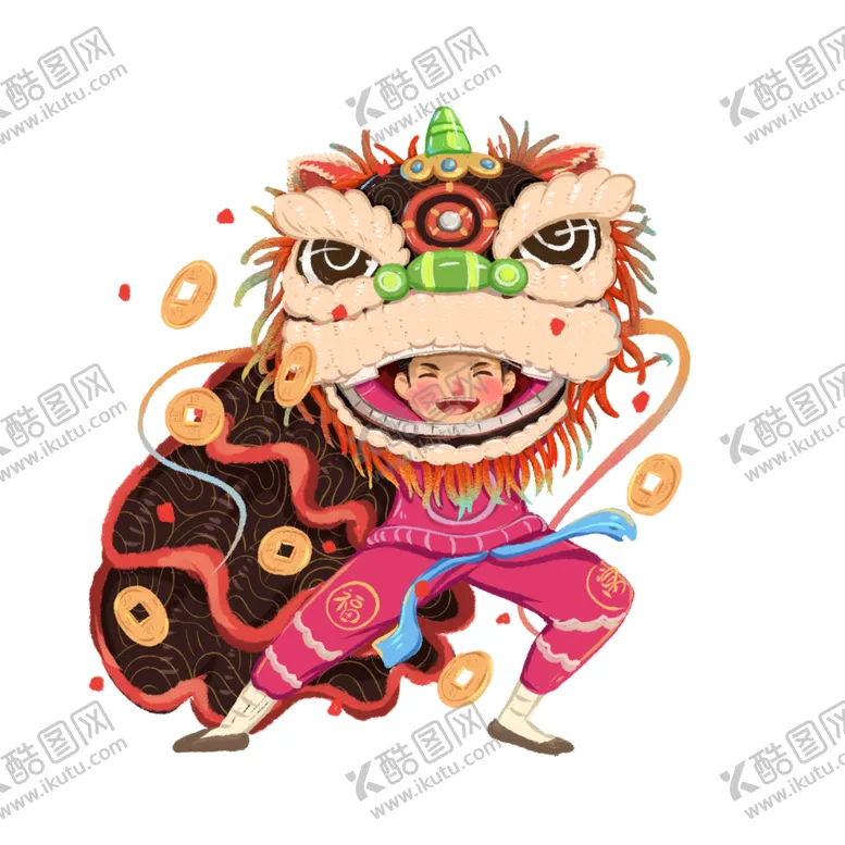 编号：88632802051659411445【酷图网】源文件下载-舞狮素材