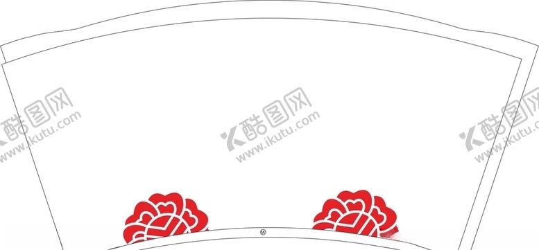 编号：34047904211903211939【酷图网】源文件下载-花纹纸杯平面图
