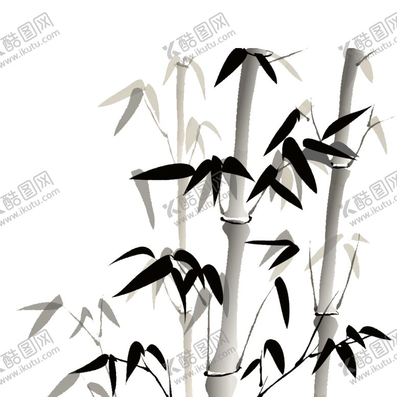 编号：70405910301851288753【酷图网】源文件下载-水墨竹子