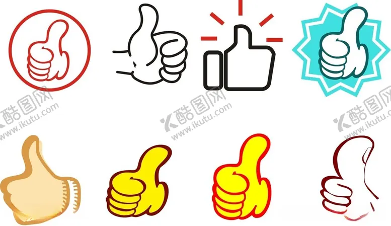 编号：27449612111322014361【酷图网】源文件下载-卡通大母指