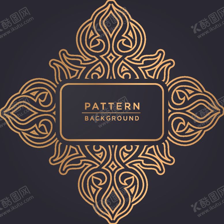 编号：70346909302044269098【酷图网】源文件下载-金色花纹