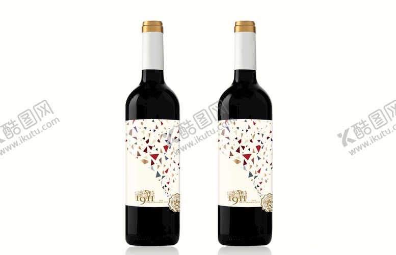 编号：50787309090911538953【酷图网】源文件下载-葡萄酒标签干红甜红法国
