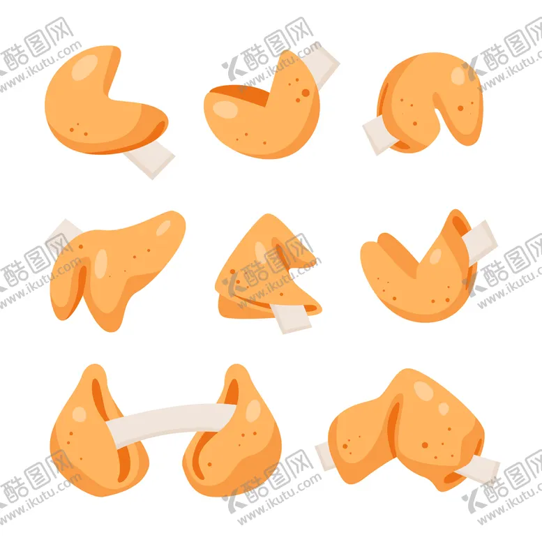 编号：26873009142220449843【酷图网】源文件下载-幸运饼干食品小吃