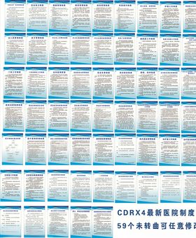 医院制度59个最新