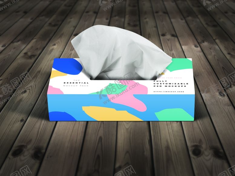 编号：13941509250743217994【酷图网】源文件下载-纸巾盒包装效果图样机