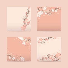 樱花模板