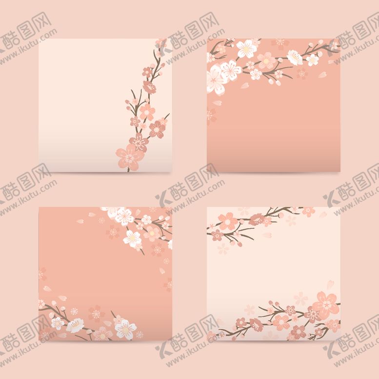 编号：93197107081901554847【酷图网】源文件下载-粉色樱花背景模板
