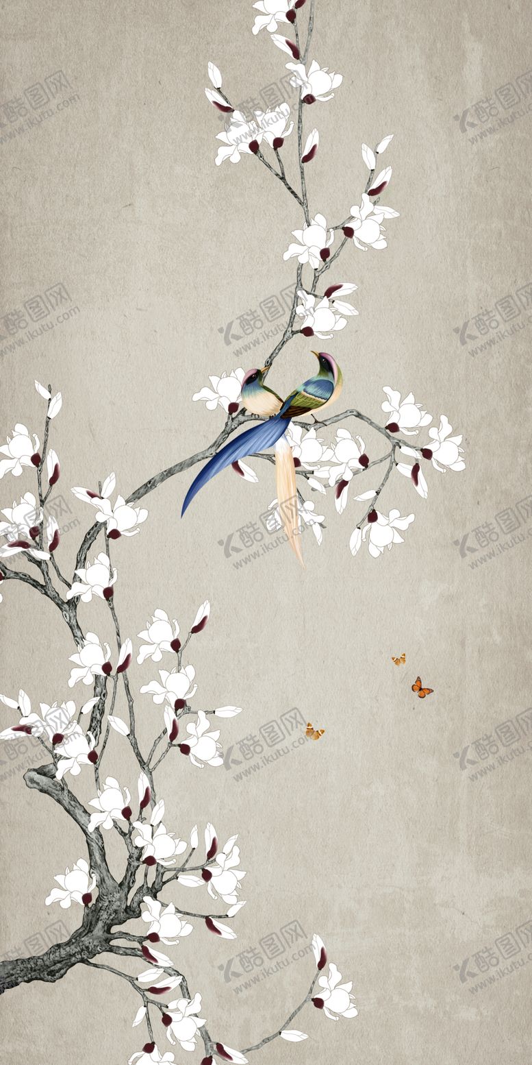编号：79090310030443198880【酷图网】源文件下载-花鸟工笔画