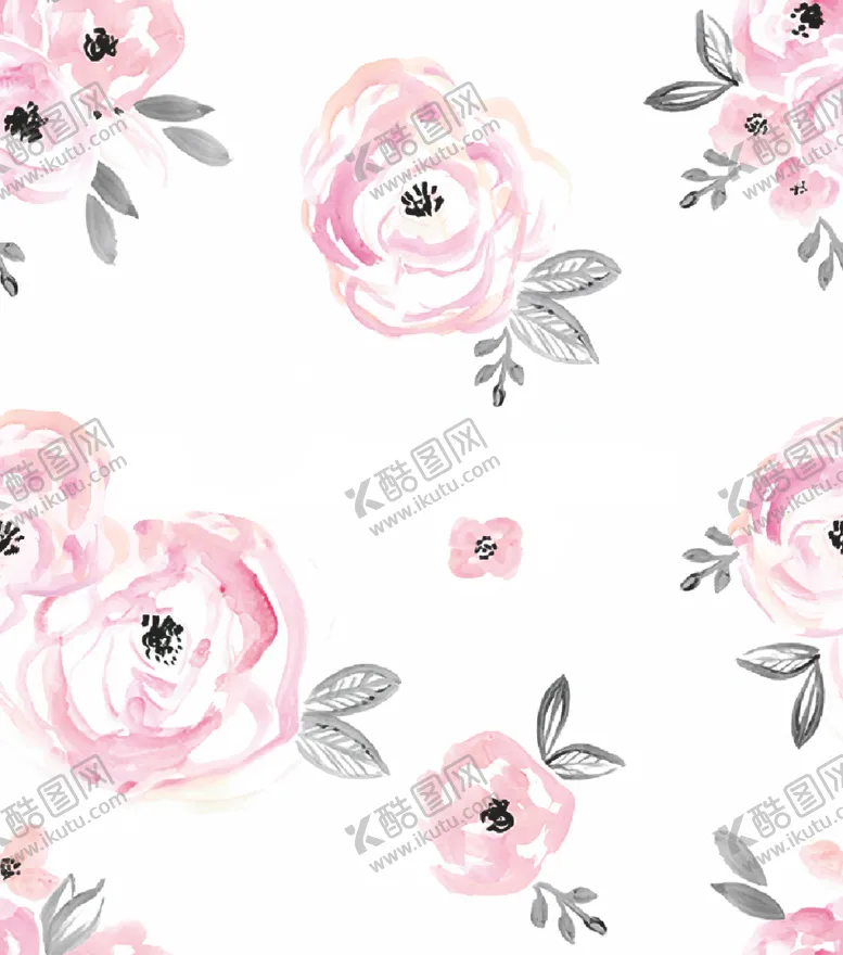 编号：14532106252310324173【酷图网】源文件下载-手绘花