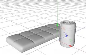 C4D模型睡袋