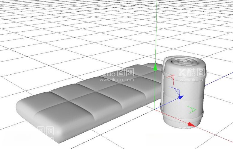 编号：23615412022028255690【酷图网】源文件下载-C4D模型睡袋