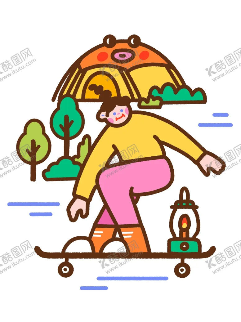 编号：58764903011443017116【酷图网】源文件下载-趣味扁平插画