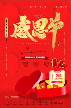 感恩节促销快乐DM