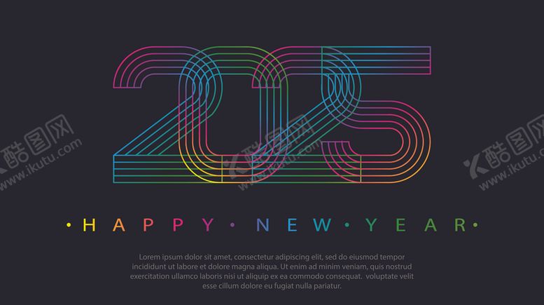 编号：90282602181108596202【酷图网】源文件下载-2025新年素材蛇年贺卡海报