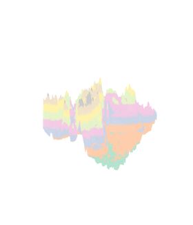 抽象山峰